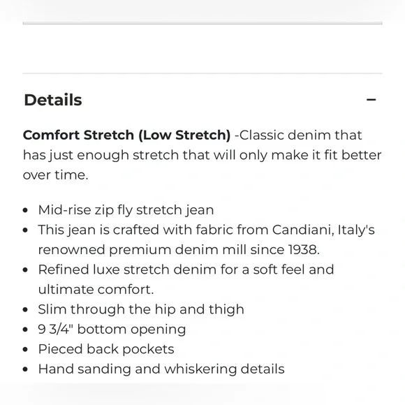 Buckle Black Candiani Denim Fit No. 53 Mid Rise Skinny Size 25 Made in Italy - Picture 12 of 13